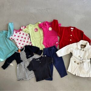 12 Month Girls Bundle (9 pieces)